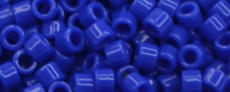 (image for) TOHO Aiko Precision Cylinder Bead. Dark Royal Blue Opaque TB-48