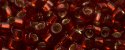 (image for) TOHO Aiko Precision Cylinder Bead. Dark Ruby Silver Lined TB-25C