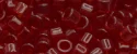 (image for) TOHO Aiko Precision Cylinder Bead. Dark Ruby Transparent TB-5C