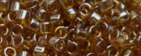 TOHO Aiko Precision Cylinder Bead. Dark Topaz Transparent Luster TB-103C (image for) TOHO Aiko Precision Cylinder Bead. Dark Topaz Transparent Luster TB-103C