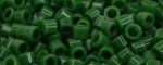 (image for) TOHO Aiko Precision Cylinder Bead. Forest Green Opaque TB-47H
