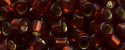 (image for) TOHO Aiko Precision Cylinder Bead. Garnet Silver Lined TB-25D