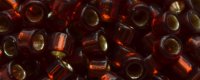 (image for) TOHO Aiko Precision Cylinder Bead. Garnet Silver Lined TB-25D