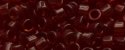(image for) TOHO Aiko Precision Cylinder Bead. Garnet Transparent TB-5D