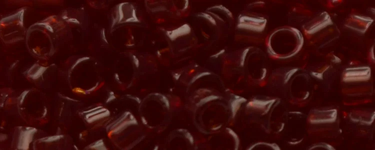 (image for) TOHO Aiko Precision Cylinder Bead. Garnet Transparent TB-5D