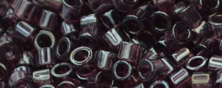 (image for) TOHO Aiko Precision Cylinder Bead. Grape Transparent Luster TB-115