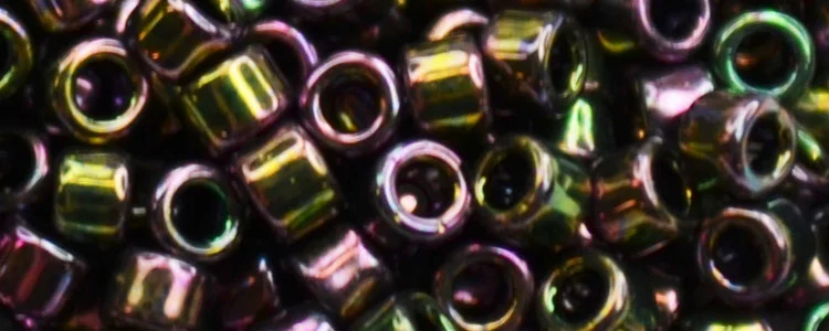 (image for) TOHO Aiko Precision Cylinder Bead. Grapevine Iris Higher Metallic TB-509