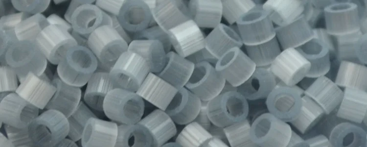 (image for) TOHO Aiko Precision Cylinder Bead. Grey Satin TB-1533