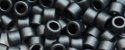 (image for) TOHO Aiko Precision Cylinder Bead. Gunmetal Metallic Matte TB-611