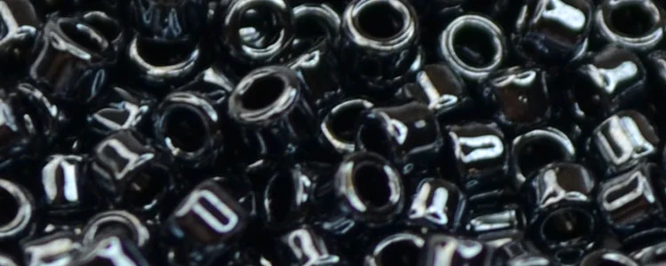 (image for) TOHO Aiko Precision Cylinder Bead. Hematite Metallic TB-81