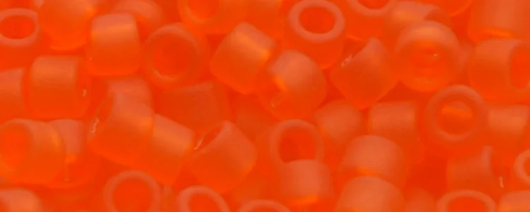 (image for) TOHO Aiko Precision Cylinder Bead. Hyacinth Transparent Matte TB-10F