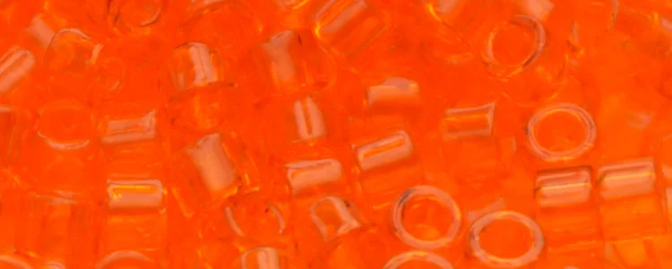 (image for) TOHO Aiko Precision Cylinder Bead. Hyacinth Transparent TB-10