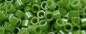 (image for) TOHO Aiko Precision Cylinder Bead. Kelly Green Opaque Luster TB-130