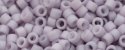 (image for) TOHO Aiko Precision Cylinder Bead. Lavender Pink Matte Opaque TB-1621F