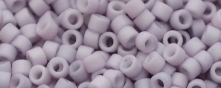(image for) TOHO Aiko Precision Cylinder Bead. Lavender Pink Matte Opaque TB-1621F