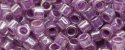 (image for) TOHO Aiko Precision Cylinder Bead. Lavender Lined Luster TB-1060