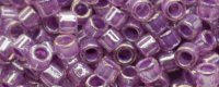 TOHO Aiko Precision Cylinder Bead. Lavender Lined Luster TB-1060 (image for) TOHO Aiko Precision Cylinder Bead. Lavender Lined Luster TB-1060