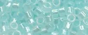 (image for) TOHO Aiko Precision Cylinder Bead. Light Aqua Transparent Luster TB-835