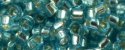 (image for) TOHO Aiko Precision Cylinder Bead. Light Aqua Silver Lined TB-23
