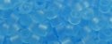 (image for) TOHO Aiko Precision Cylinder Bead. Light Aqua Transparent Matte TB-3F