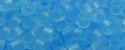 (image for) TOHO Aiko Precision Cylinder Bead. Light Aqua Transparent Matte TB-3F