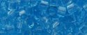 (image for) TOHO Aiko Precision Cylinder Bead. Light Aqua Transparent TB-3