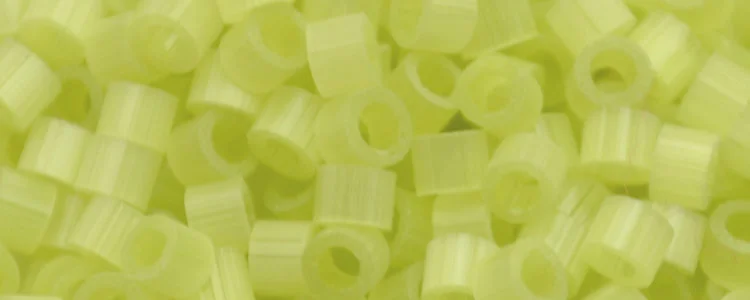 (image for) TOHO Aiko Precision Cylinder Bead. Light Chartreuse Satin TB-1508