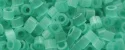 (image for) TOHO Aiko Precision Cylinder Bead. Light Emerald Satin TB-1521