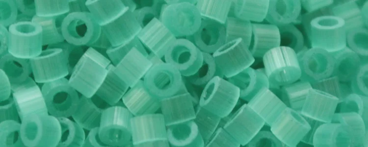 (image for) TOHO Aiko Precision Cylinder Bead. Light Emerald Satin TB-1521