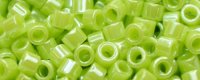 (image for) TOHO Aiko Precision Cylinder Bead. Light Green Opaque Luster TB-131