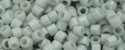 (image for) TOHO Aiko Precision Cylinder Bead. Light Grey Opaque TB-53