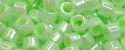 (image for) TOHO Aiko Precision Cylinder Bead. Light Mint Pearl TB-814