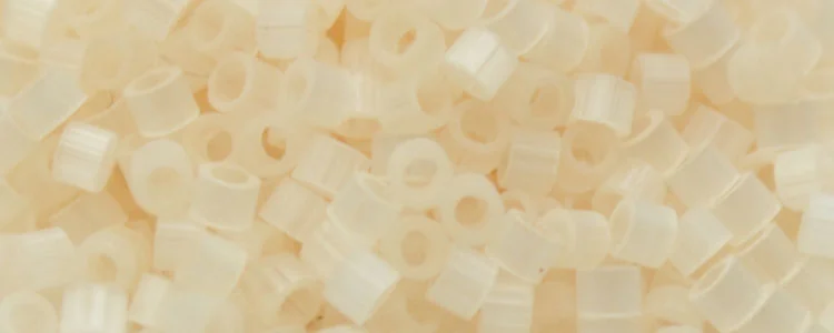 (image for) TOHO Aiko Precision Cylinder Bead. Light Peach Satin TB-1310
