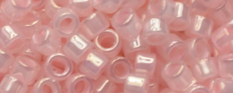 (image for) TOHO Aiko Precision Cylinder Bead. Light Pink Ceylon Pearl TB-145