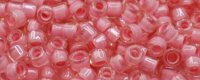 TOHO Aiko Precision Cylinder Bead. Light Pink Lined Rose Luster TB-1035 (image for) TOHO Aiko Precision Cylinder Bead. Light Pink Lined Rose Luster TB-1035