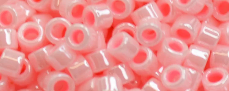 (image for) TOHO Aiko Precision Cylinder Bead. Light Pink Pearl TB-811