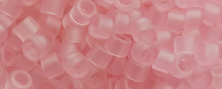 (image for) TOHO Aiko Precision Cylinder Bead. Light Rose Matte Luster TB-620F
