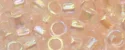 (image for) TOHO Aiko Precision Cylinder Bead. Light Rose Transparent Rainbow TB-171D
