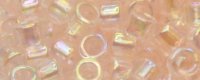 (image for) TOHO Aiko Precision Cylinder Bead. Light Rose Transparent Rainbow TB-171D