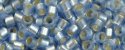 (image for) TOHO Aiko Precision Cylinder Bead. Light Sapphire Silver Lined Matte TB-33F
