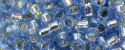 (image for) TOHO Aiko Precision Cylinder Bead. Light Sapphire Silver Lined TB-33