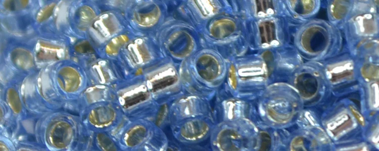 (image for) TOHO Aiko Precision Cylinder Bead. Light Sapphire Silver Lined TB-33