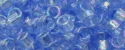 (image for) TOHO Aiko Precision Cylinder Bead. Light Sapphire Transparent Rainbow TB-168