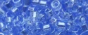 (image for) TOHO Aiko Precision Cylinder Bead. Light Sapphire Transparent Luster TB-107