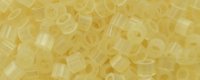 TOHO Aiko Precision Cylinder Bead. Light Topaz Satin TB-1500 (image for) TOHO Aiko Precision Cylinder Bead. Light Topaz Satin TB-1500