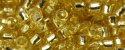 (image for) TOHO Aiko Precision Cylinder Bead. Light Topaz Silver Lined TB-22
