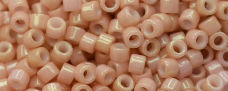(image for) TOHO Aiko Precision Cylinder Bead. Light Vintage Rose Opaque TB-1602