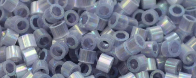 (image for) TOHO Aiko Precision Cylinder Bead. Lilac Satin Rainbow TB-1556