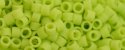 (image for) TOHO Aiko Precision Cylinder Bead. Lime Matte Opaque TB-44F