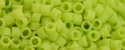 (image for) TOHO Aiko Precision Cylinder Bead. Lime Matte Opaque TB-44F